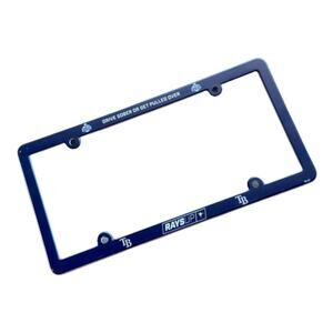 Tampa Bay Rays Up Drive Sober or Get Pulled Over Blue License Plate Frame